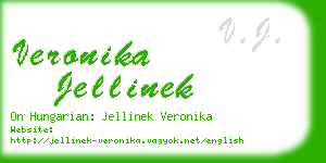 veronika jellinek business card